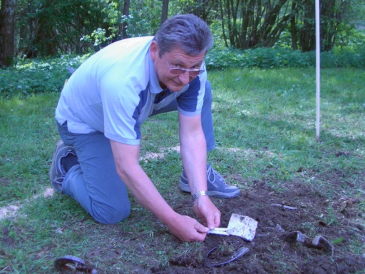 Schiedsrichter Alois Höpfinger im Einsatz