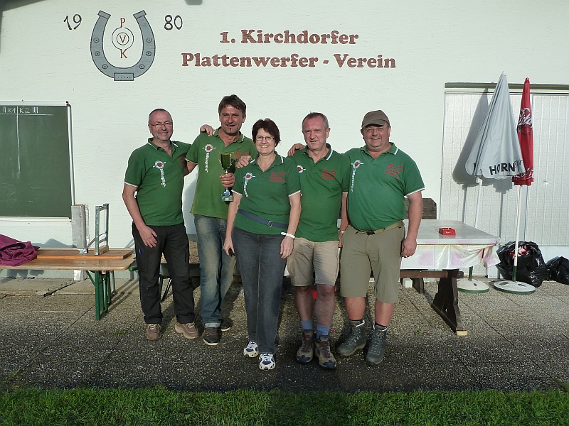 Zangberger in Tirol: Jakob Kern, Konrad Wittmann, Elsa Kern, Herbert Loibnegger, Hermann Huber